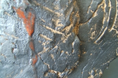 Magma, ceramics,  detail